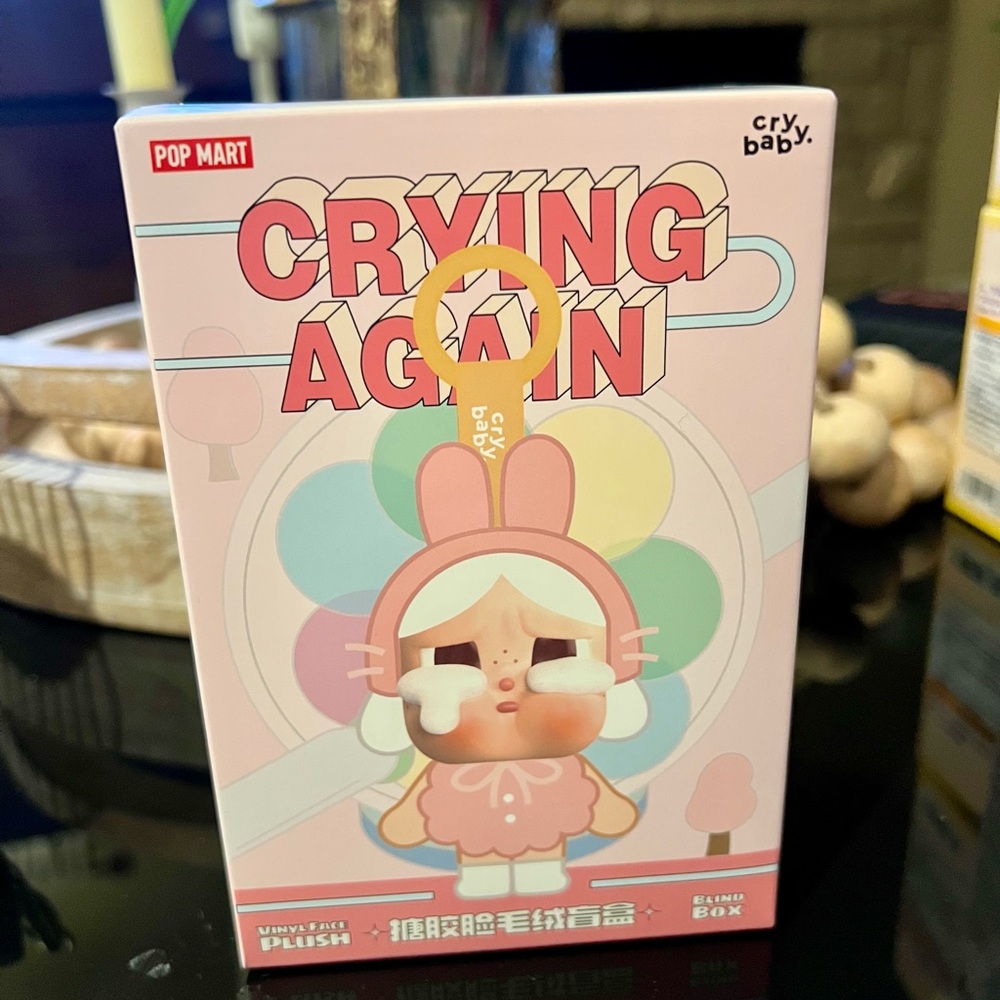 POPMART Crybaby Crying Again Plush Series Sealed Box - Picture 1 of 5